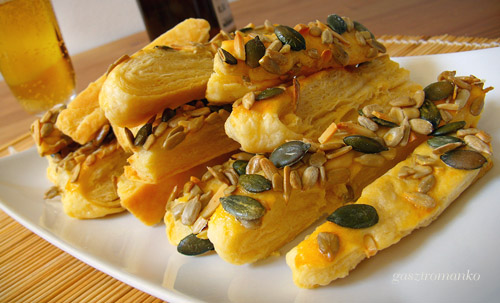 Magos rudak leveles tésztából recept