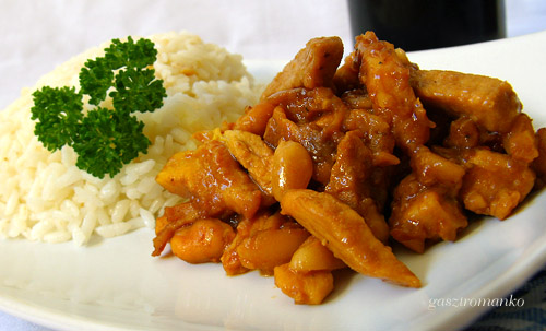 Mogyorós csirke recept