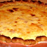 Túrós quiche recept