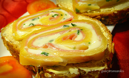 Sajttekercs recept