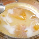 Tejszínes őszibarackleves recept