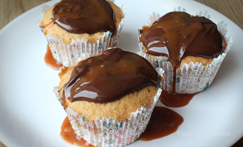 Karamellás muffin recept