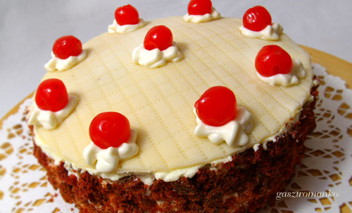 (Majdnem) red velvet torta recept